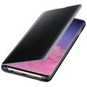 SAMSUNG Clear View Cover, Galaxy S10, Black (EF-ZG973CBEGWW)
