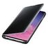 SAMSUNG Clear View Cover, Galaxy S10, Schwarz (EF-ZG973CBEGWW)