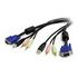 STARTECH.COM 1.8m 4-in-1 USB VGA KVM cable (USBVGA4N1A6)