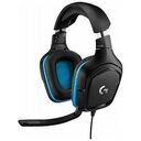 LOGITECH G432 7.1 Surround Gaming Headset, Schwarz (981-000770)