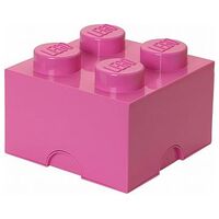 LEGO Storage Brick 4, Medium Pink