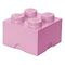 LEGO Storage Brick 4, Light Pink