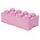 LEGO Storage Brick 8, Light Pink