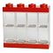 LEGO Storage Minifigure Display Case 8, Red