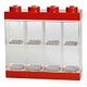 LEGO Storage Minifigure Display Case 8, Rot