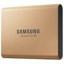 SAMSUNG Portable SSD T5 USB-C 3.1, 1.0TB, Gold (MU-PA1T0G)