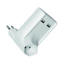 STEFFEN USB adapter 2xUSB 5V / 2.1A T12 / T13 rotatable 270 ° ws (1409799)