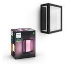 PHILIPS Hue White & Color Ambiance - Impress Outdoor Wall Light, Black (17430/30/P7)