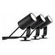 PHILIPS Hue White & Color Ambiance - Lily Outdoor Gartenleuchte 3x 1er-Spot, Basis-Set, Schwarz (17414/30/P7)