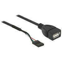 DELOCK Kabel USB 2.0 Pfostenbuchse zu 1x USB 2.0 Typ-A 60 cm (85671)