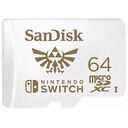 SANDISK microSDXC for Nintendo Switch, Zelda Edition, 64GB, Weiss (SDSQXAT-064G-GNCZN)