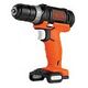 BLACK & DECKER 10.8V Ultra-Compact Lithium-ionen Akku-Bohrschrauber (BDCDD12K)