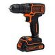 BLACK & DECKER 18V Lithium-ion 1-Gang Akku-Bohrschrauber (BDCDC18KB)
