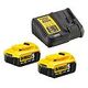 DEWALT 18.0 Volt/ 5.0 Ah XR Li-Ion Akku-Set (DCB115P2)