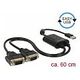 DELOCK USB 2.0 to serial RS-232 adapter (63950)