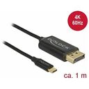 DELOCK USB Type-C to DisplayPort 4K 1m (83709)