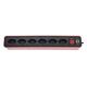 BRENNENSTUHL Ecolor Power Strip, Red / Black (1153262070)