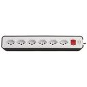 BRENNENSTUHL Ecolor Power Strip, White / Black (1153262002)