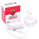RASPBERRY PI 4 Official USB-C Power Supply, EU plug, White