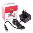 RASPBERRY PI 4 Official USB-C Power Supply, EU plug, Black