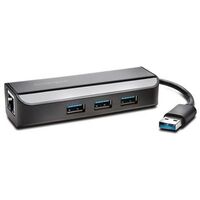 KENSINGTON UA3000E USB 3.0 ethernet adapter & Hub black (K33982WW)