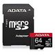 ADATA High Endurance microSDXC 64GB, UHS-I U3, Class 10 (AUSDX64GUI3V30SHA2-RA1)