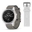 GARMIN fenix 5S Plus, Sapphire White/Gray Suede, 42mm (010-01987-05)
