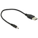DELOCK Cable USB Type-A Plug Power to DC 3.0x1.1 mm male 27cm (83793)
