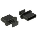 DELOCK Staubschutz für USB Type-C mit Griff 10 Stück schwarz (64013)