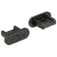 DELOCK Dust Cover for USB 2.0 Micro-B without grip 10 pieces black (64007)