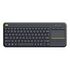 LOGITECH Wireless Touch Keyboard K400 Plus, Black, US layout (920-007145)