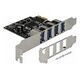 DELOCK USB 3.0 PCI Express Karte mit 4 x externen Typ-A (90304)