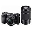 SONY Alpha 6100 Kit, E 16-50 mm OSS PZ + E 55-210 mm OSS, Black (ILCE6100YB)