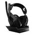 ASTRO GAMING A50 Wireless Headsset + Base Station, Black, PS4 (939-001676)