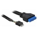 DELOCK Cable USB 3.0 pin header female > USB 2.0 pin header male 30cm (83095)