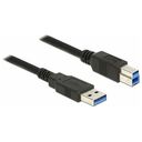 DELOCK Cable USB 3.0 Type-A > USB 3.0 Type-B 1m black (85066)