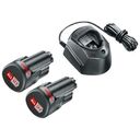 BOSCH 2 x 1.5 Ah & GAL 1210 CV (1600A01L3E)