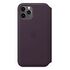 APPLE iPhone 11 Pro Leder Folio, Aubergine (MX072ZM/A)