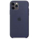 APPLE iPhone 11 Pro Silikon Case, Mitternachtsblau (MWYJ2ZM/A)