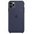 APPLE iPhone 11 Pro Max Silicone Case, Midnight Blue (MWYW2ZM/A)