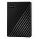 WESTERN DIGITAL My Passport, 4.0TB, Schwarz (WDBPKJ0040BBK-WESN)