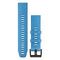 GARMIN QuickFit 22 Armband, Silikon, 22mm, Zyanblau (010-12740-03)