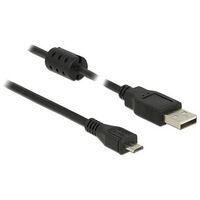 DELOCK cable USB 2.0 Type-A male to USB 2.0 Micro-B male 2m black (84903)