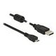 DELOCK Kabel USB 2.0 Typ-A Stecker zu USB 2.0 Micro-B Stecker 2m schwarz (84903)