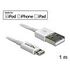 DELOCK USB data and power cable for Apple Devices white 1m (83560)