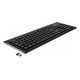 DELOCK USB Keyboard 2.4 GHz wireless black (Water-Drop) (12671)