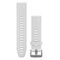 GARMIN QuickFit Band (20mm), Carrara White Silicone (010-12739-01)