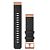 GARMIN QuickFit Band (20mm), Heathered Black Nylon with Rose Gold Hardware (010-12874-00)
