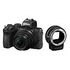 NIKON Z 50 Kit, FTZ Lens Adapter + Z DX 16-50mm F/3.5-6.3 VR (VOA050K004)