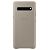 SAMSUNG Leather Cover, Galaxy S10 5G, Grey (EF-VG977LJEGWW)